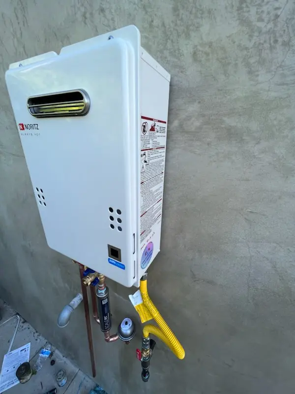 Tankless water heater installation for Genesee homes