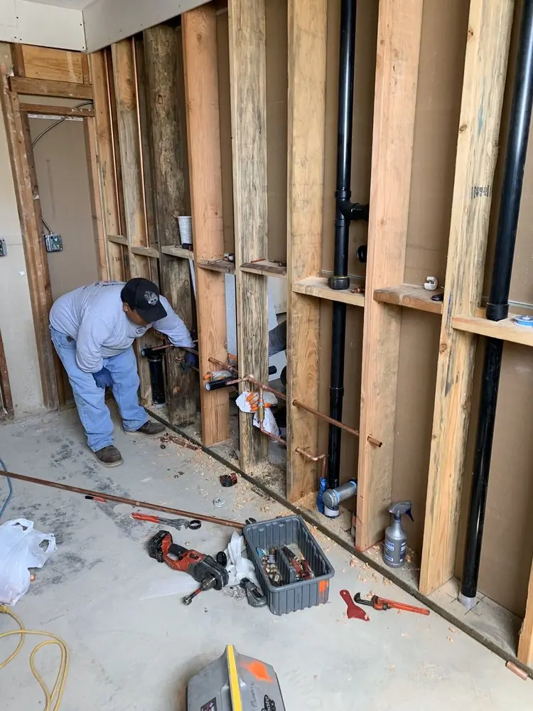Commercial rough-in plumbing for Water Heater Replacement in Genesee